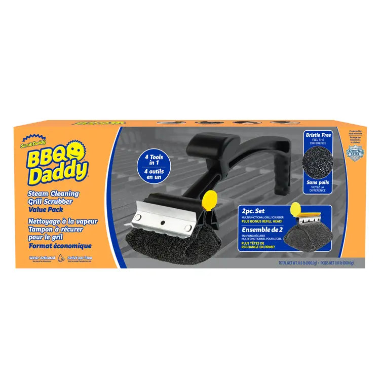 BBQ Daddy Bundle – BBQ Daddy Grill Brush and a Refill Head | scrubdaddy Selection | Scrubdaddystart 806E - Image 2