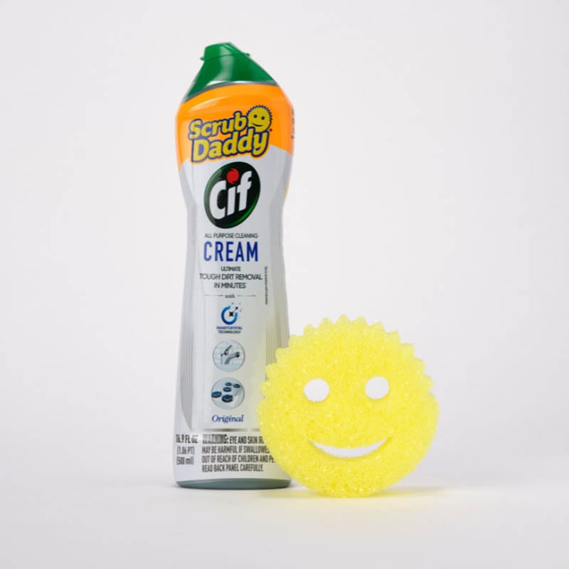 Cif/Scrub Daddy Sponge and Cleaning Cleanser Bundle | scrubdaddy Selection | Scrubdaddystart 2208