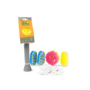 Dish Daddy Dish Wand + Asst’d Heads 9ct | scrubdaddy Selection | Scrubdaddystart EFD1