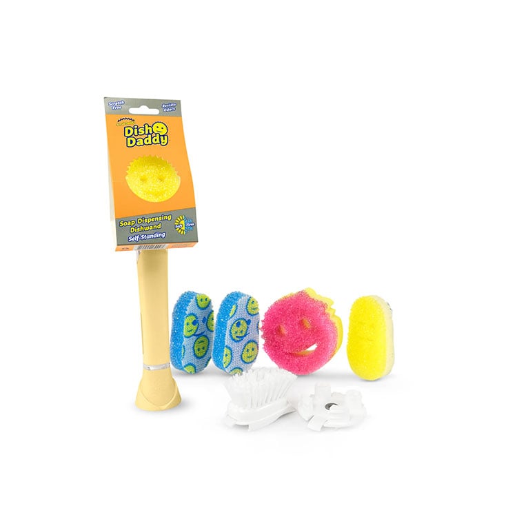Dish Daddy Dish Wand + Asst’d Heads 9ct | scrubdaddy Selection | Scrubdaddystart EFD1 - Image 2