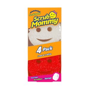 Scrub Mommy 4 Count – Red and White | scrubdaddy Selection | Scrubdaddystart 0DA4