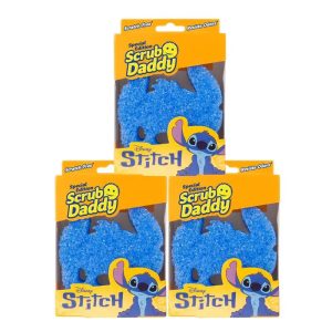 Scrub Daddy Disney Stitch 3ct Sponge Set | scrubdaddy Selection | Scrubdaddystart BE53