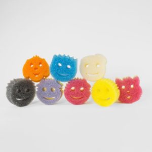 Scrub Daddy Scrub Family 8 Count Sponges and Scrubbers | scrubdaddy Selection | Scrubdaddystart 66DE
