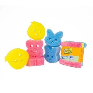 Scrub Daddy Spring Shapes and Microfiber Bundle | scrubdaddy Selection | Scrubdaddystart E98E